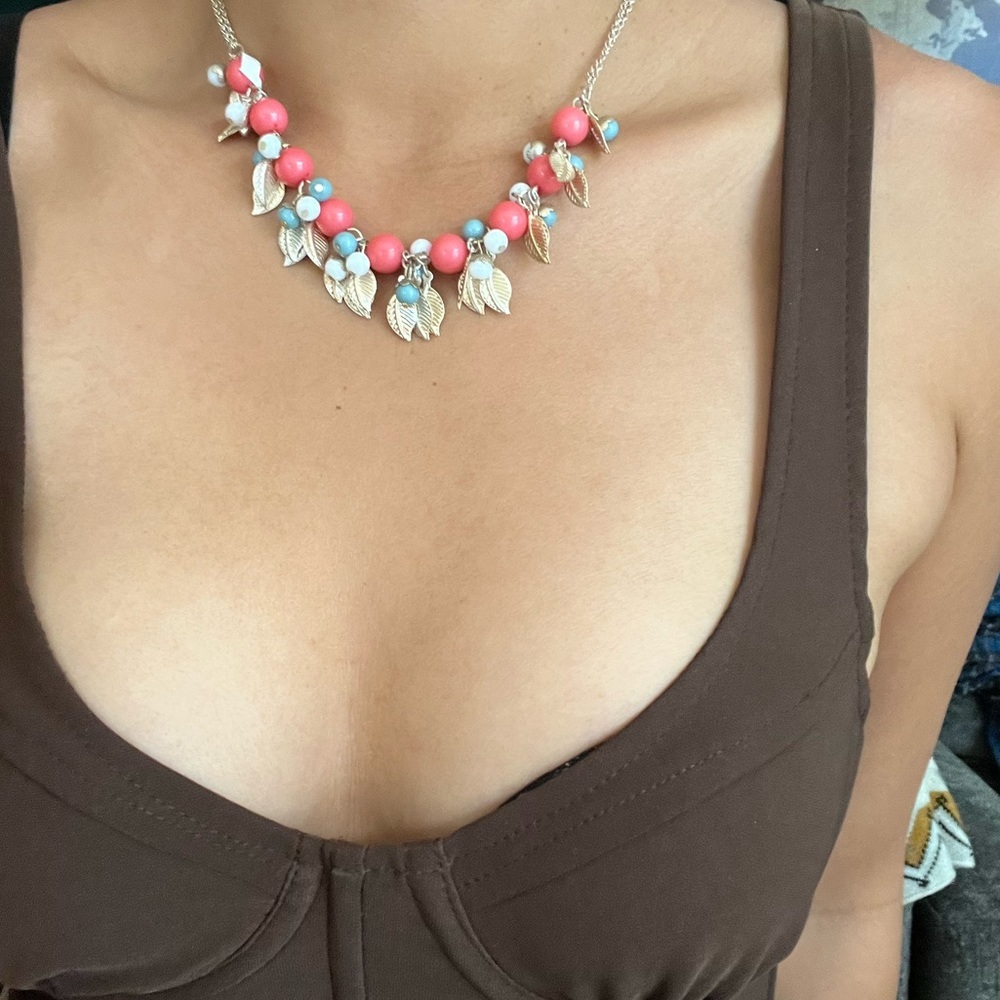 ⚫️ Pink and blue necklace​
